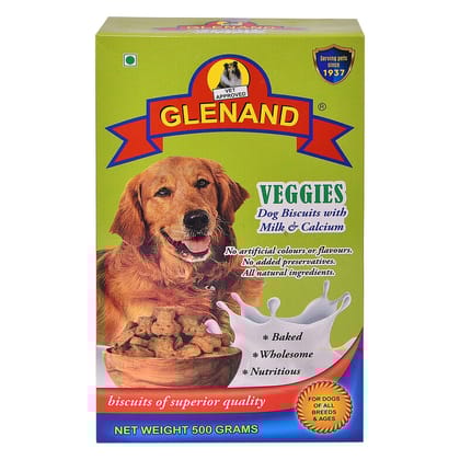 Glenand Veggies Dog Biscuit 500g