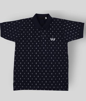 NEUVIN Pack of 1 Boys Cotton Polo T-Shirt ( Blue )