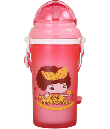 CHILD CHIC Pink Polycarbonate Straw sippers