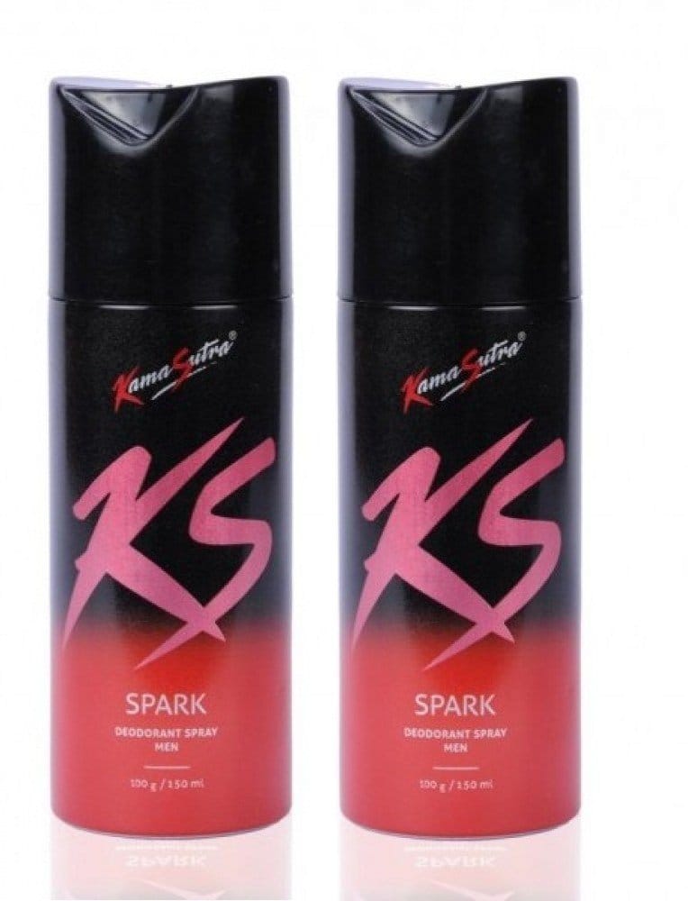 Kama Sutra Spark Deodorant Spray for Men (Pack of 2)