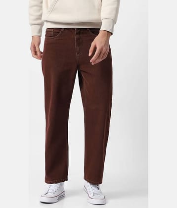 9x denims Basic Men's Jeans - Brown ( Pack of 1 )