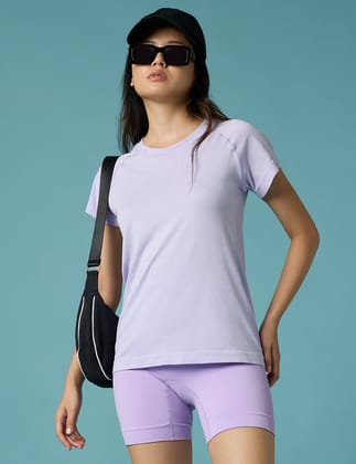 Lightning Raglan Tee-STARDUST / S
