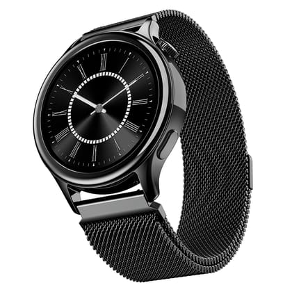 boAt Enigma Daze | Smartwatch with 1.3" Luminous Display, Functional Crown, SOS with Location Tracking, Watch Face Studio boAt Enigma Daze | Smartwatch with 1.3" Luminous Display, Functional Crown, SOS with Location Tracking, Watch Face Studio - Metallic