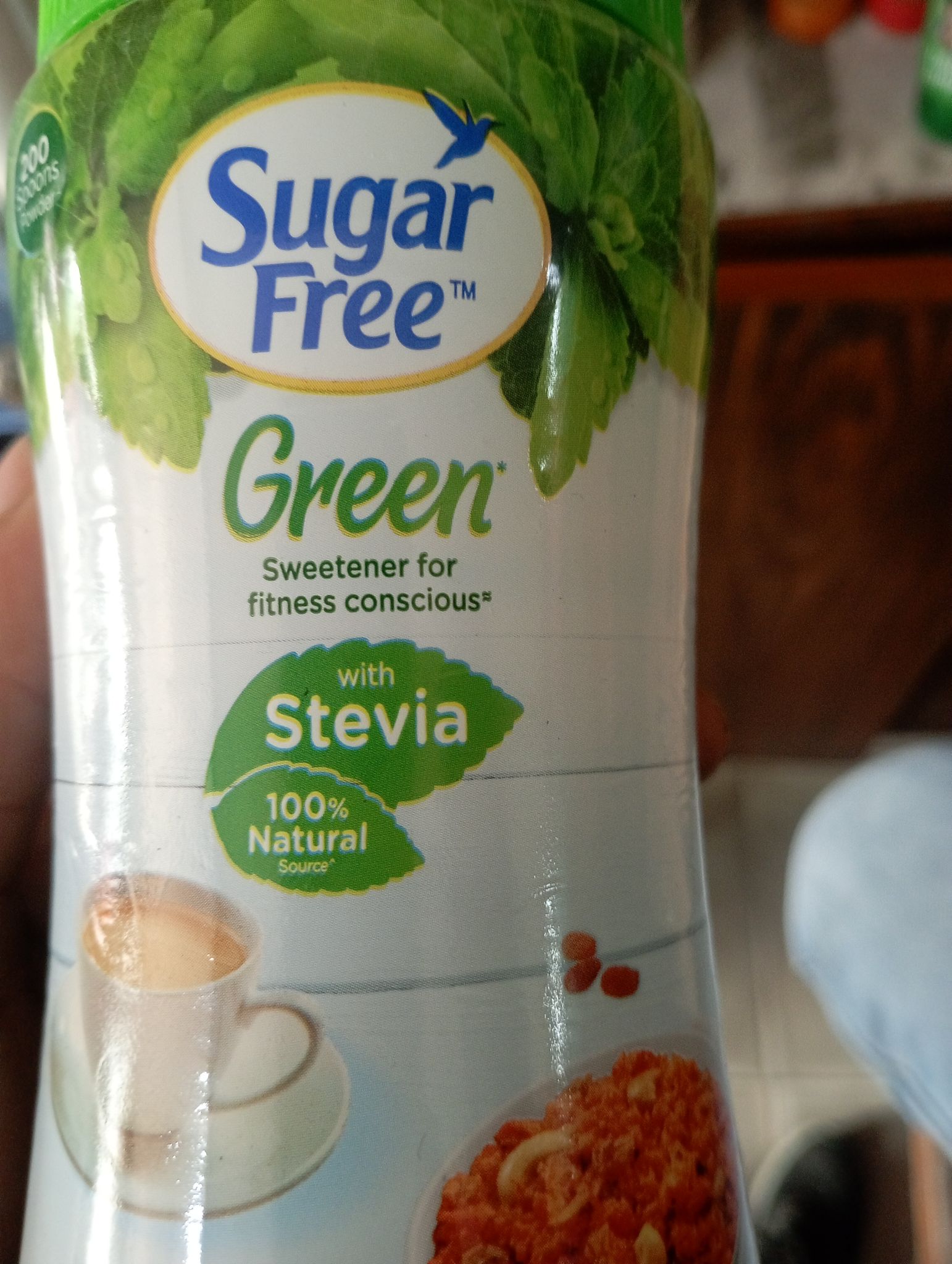 Sugar free green sweetener for fitness conscious