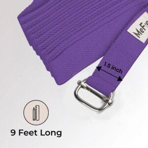 MeFree - Yoga Belt - 9 Ft ( Purple )
