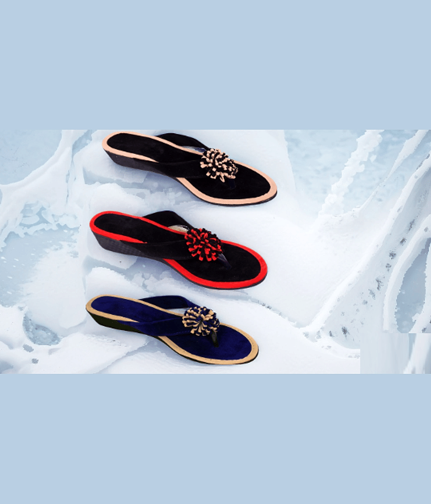 PM Traders Multi Color Women's Flats