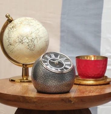 Antique tabletop clock by cocovey homes(13*15*15)