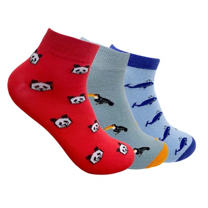 All-Stars Set-of-3 Ankle Socks for Men