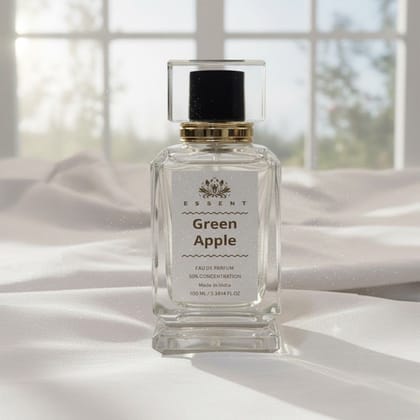 Essent Perfumes Green Apple Eau de Parfum (EDP) – Crisp Fruity Fresh Long Lasting Perfume – Unisex Fragrance