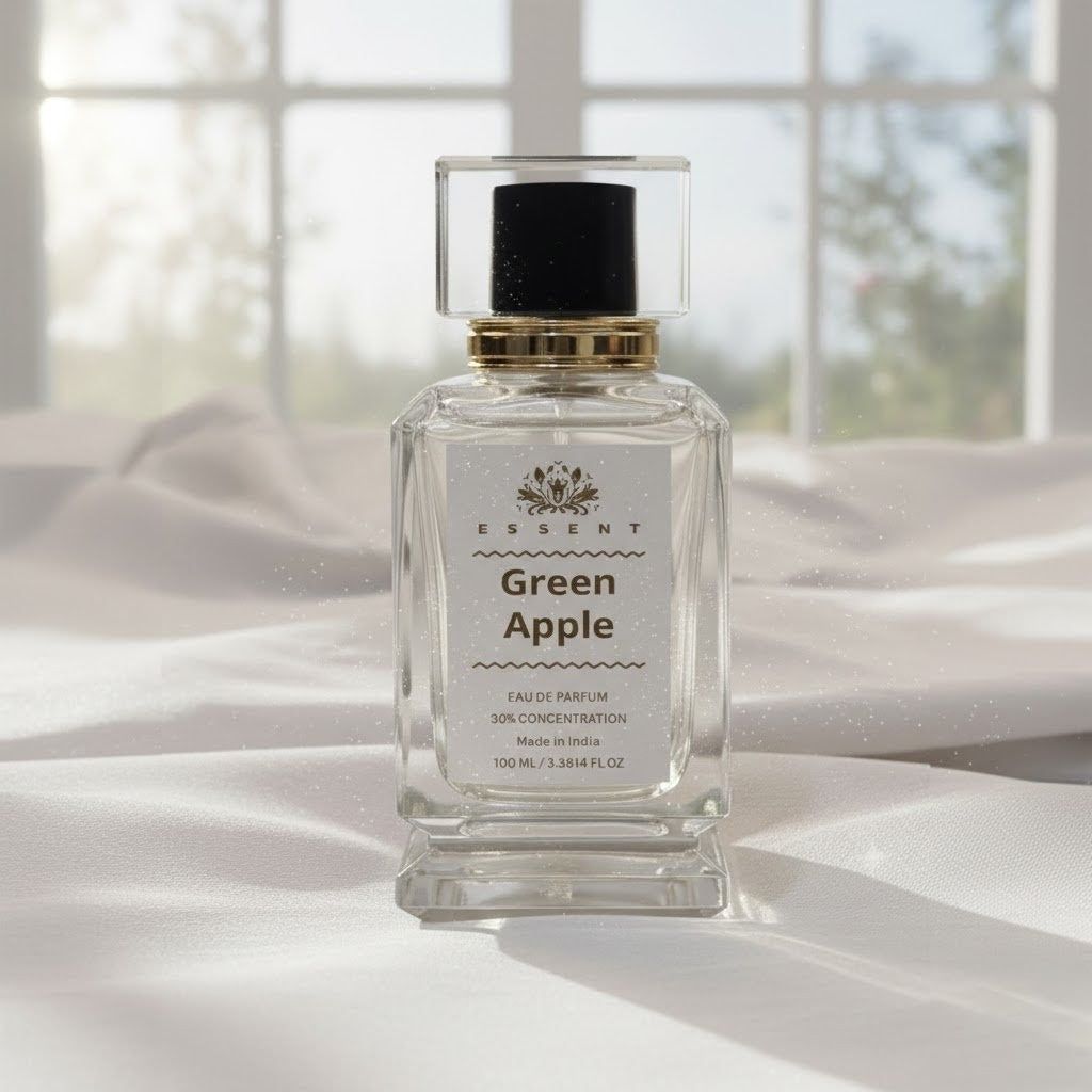 Essent Perfumes Green Apple Eau de Parfum (EDP) – Crisp Fruity Fresh Long Lasting Perfume – Unisex Fragrance