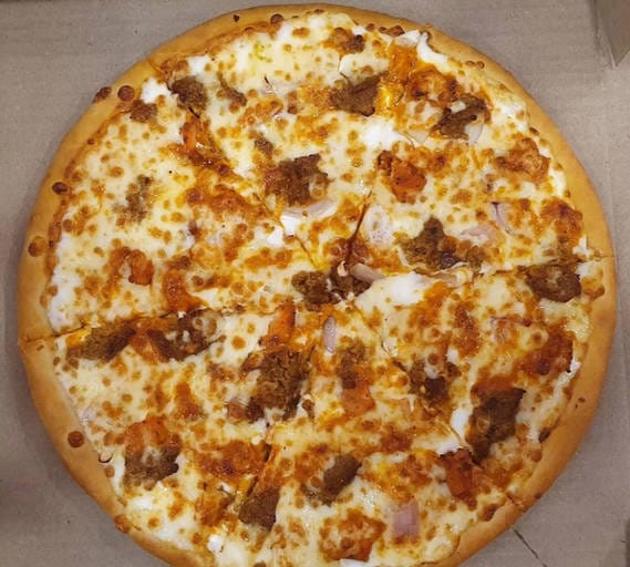 7" Regular Chicken And Cheese Pizza