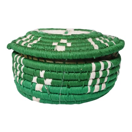 Sabai Grass EcoFriendly Silk Thread Chapati Box