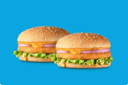 Karan Arjun Veg Burger [2 Burgers]