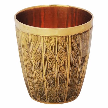 Pure Brass Glass, 220 Ml (ZMAS268 C)