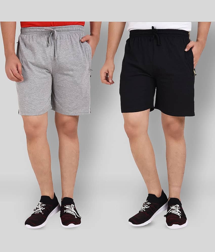 Neo Garments - Multi Cotton Men's Shorts ( Pack of 2 )