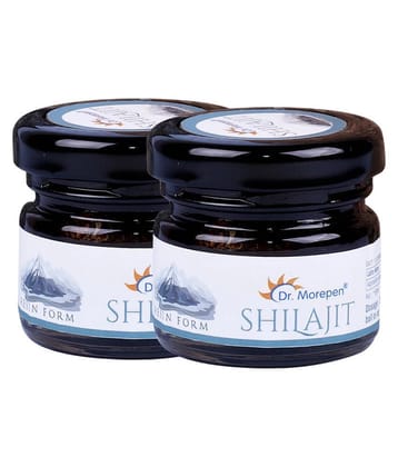 Dr. Morepen Shilajit Resin, Ayuredic Energy Enhancer Paste 30 gm Pack Of 2