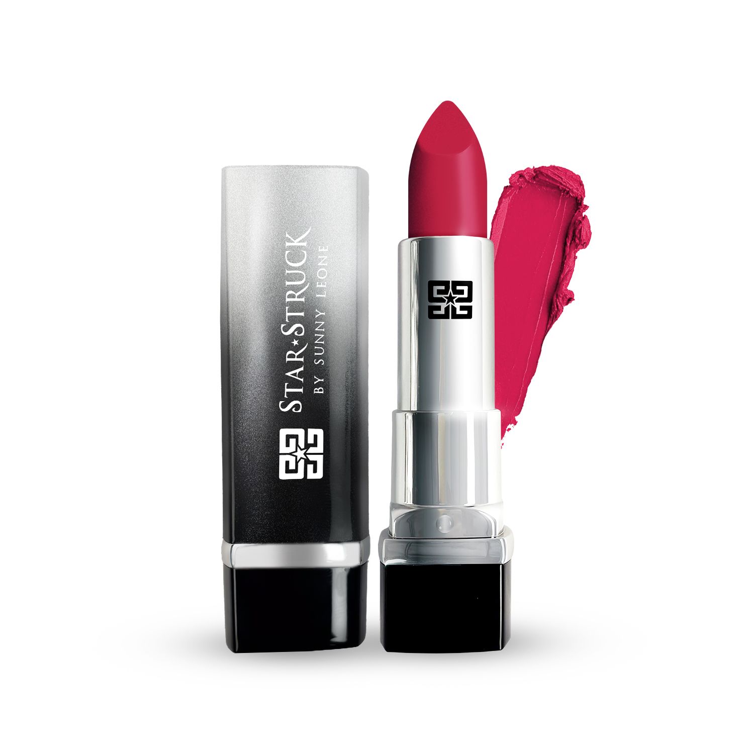 Star Struck by Sunny Leone Luxe Matte Lipstick - Rooberry, 4.2g