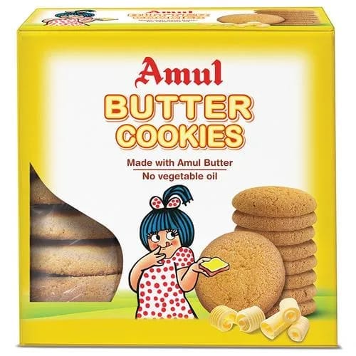 Amul Butter Cookies, Made with Amul Butter, 200 g