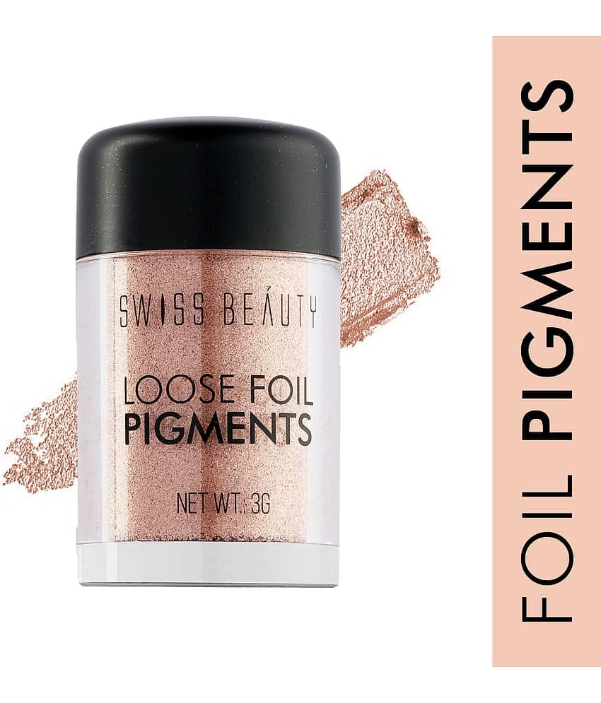 Swiss Beauty Loose Foil Pigment Eye Shadow Gel (Shade-8) Pack of 2, 3gm each