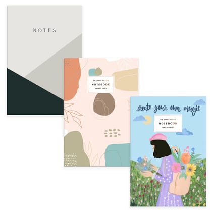 Set of 3 Notebooks | Abstract