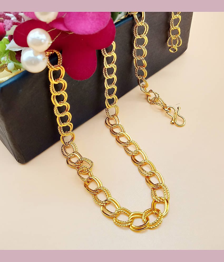 KRIMO Gold Plated Chain ( Set of 1 )