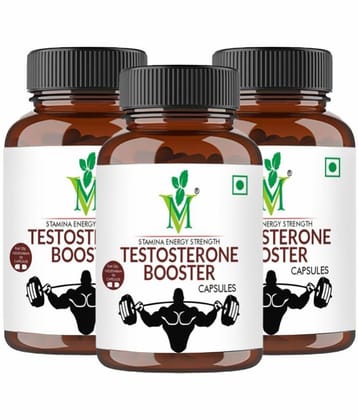 Testosteron Booster Veg. Capsules Pack of 3 - 90's