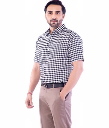 DESHBANDHU DBK - Black Cotton Regular Fit Men's Casual Shirt ( Pack of 1 )
