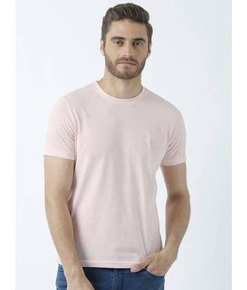 Huetrap Pack of 1 Cotton Regular Fit Men's T-Shirt ( Pink )