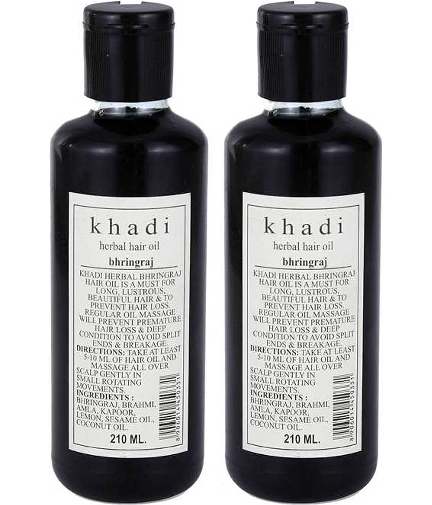 Khadi Bhringraj Oil -Twinpack -210  Ml