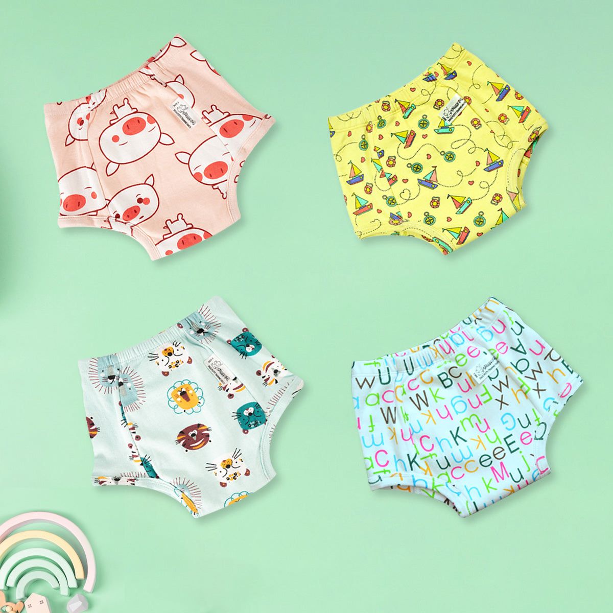 Snug Potty Training Pants Pack of 4-Size 0 (9-12 months) / 4