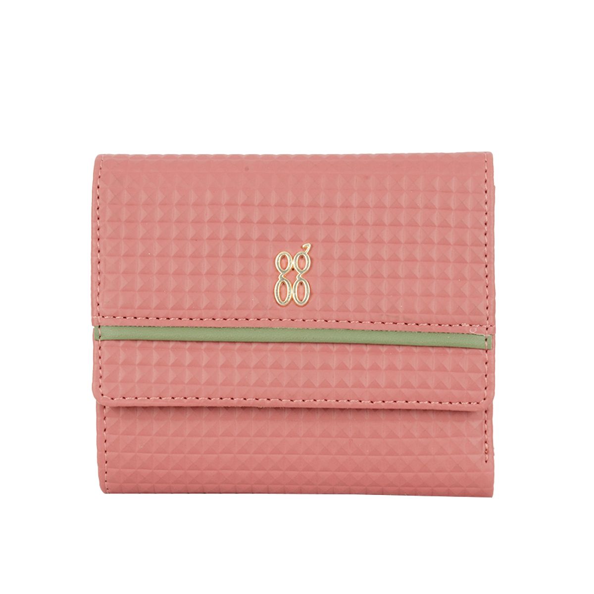 WIZ WALLETS 3 FOLD S ROSE WOOD