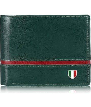 GIOVANNY - Green Faux Leather Men's Regular Wallet ( Pack of 1 )