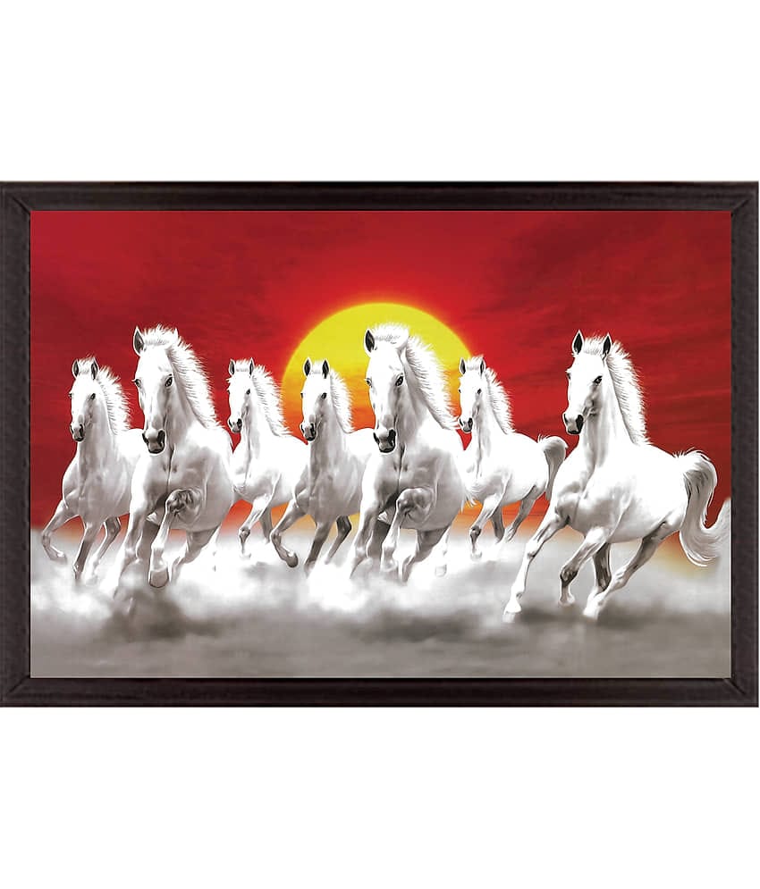 Indianara - Abstract Painting With Frame