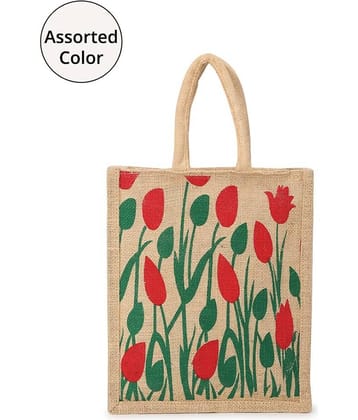 Mahek Accessories - Assorted Jute Lunch Bag Pack of 1