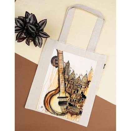 MD02TB  Sitar and temple