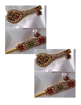 VARNI CREATION Ladoo Gopal Toy - Diamond Sports KIT (Set of 4) Length Approx 5 cm