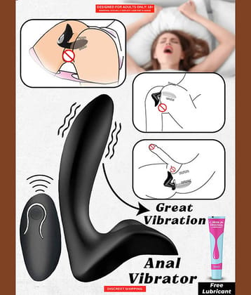 NAUGHTY NIGHTS Eletric Massager Men Rechargeable Stimulator Massaging Toys with Remote Control + Free Lubricant