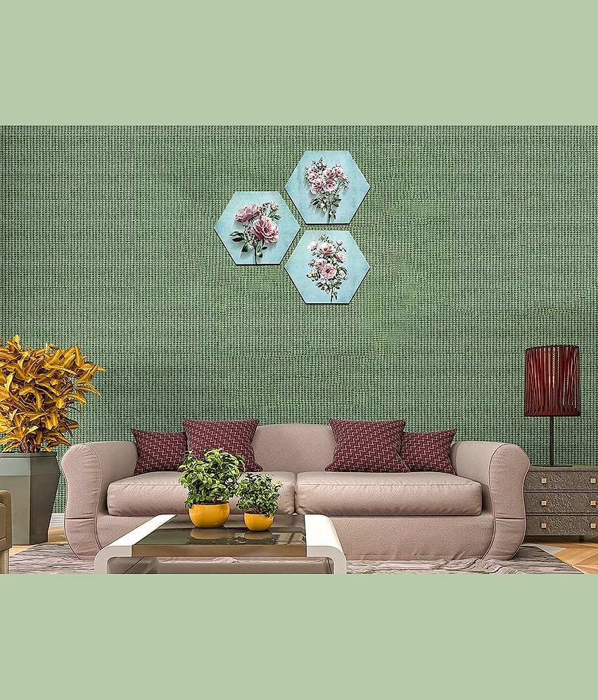 Indianara Hexagon Paintings MDF Painting Without Frame