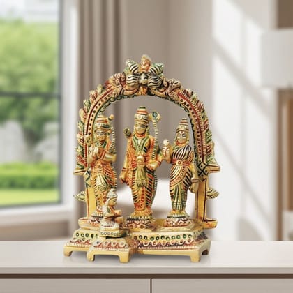 Brass Showpiece Ram Dharbar Same Base Statue (BSMAS131 F)