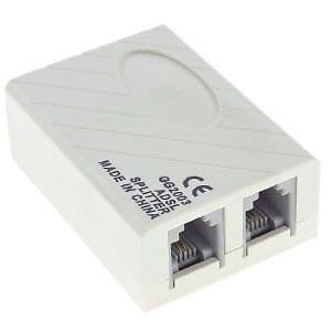 ADSL Internet Phone Filter Splitter Broadband Modem Box pack of 2