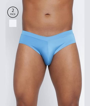 BASIICS By La Intimo Pack of 2 Polyester Briefs For Men's ( Multicolor )