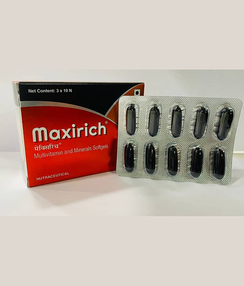 MAXIRICH CAPSULES ( PACK OF 3) 10 CAPSULES EACH PACK Standard Oral Kit Pack of 3