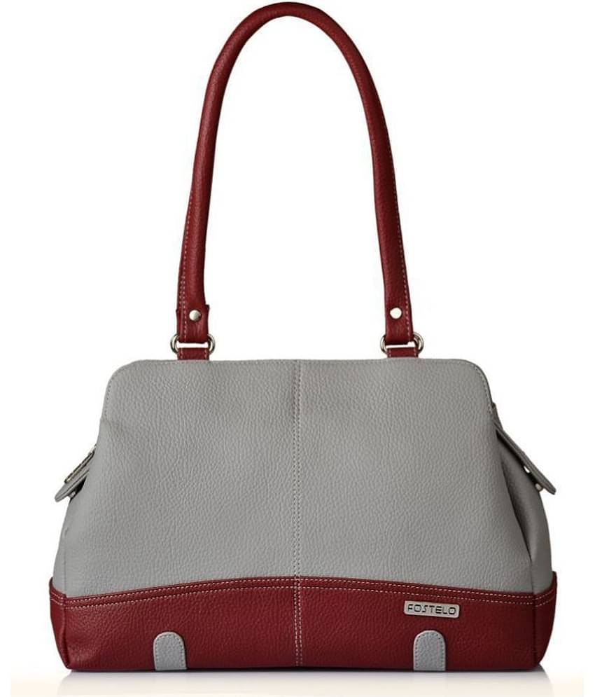 Fostelo - Maroon  PU Shoulder Bag