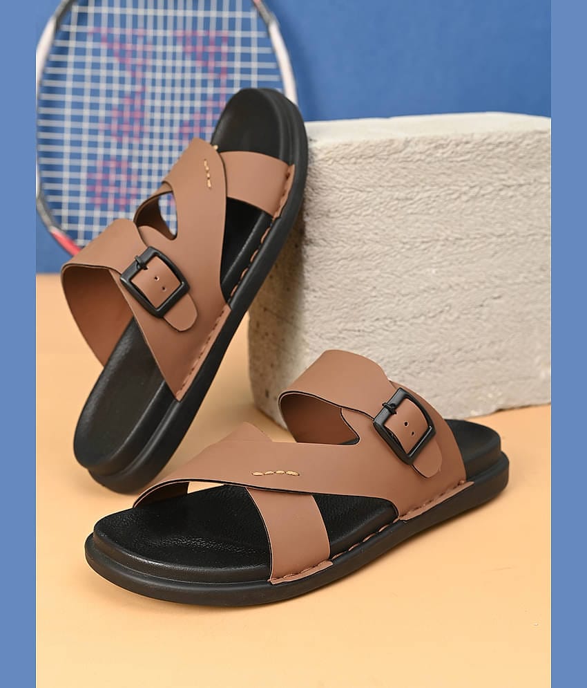 PRODOCK Tan Men's Thong Flip Flop