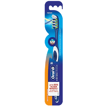 Oral-B Anti-Plaque Indicator Medium Toothbrush