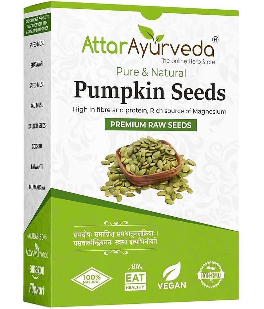 Attar Ayurveda Raw pumpkin seeds for eating (250 grams) | Protein and Fiber Rich Superfood