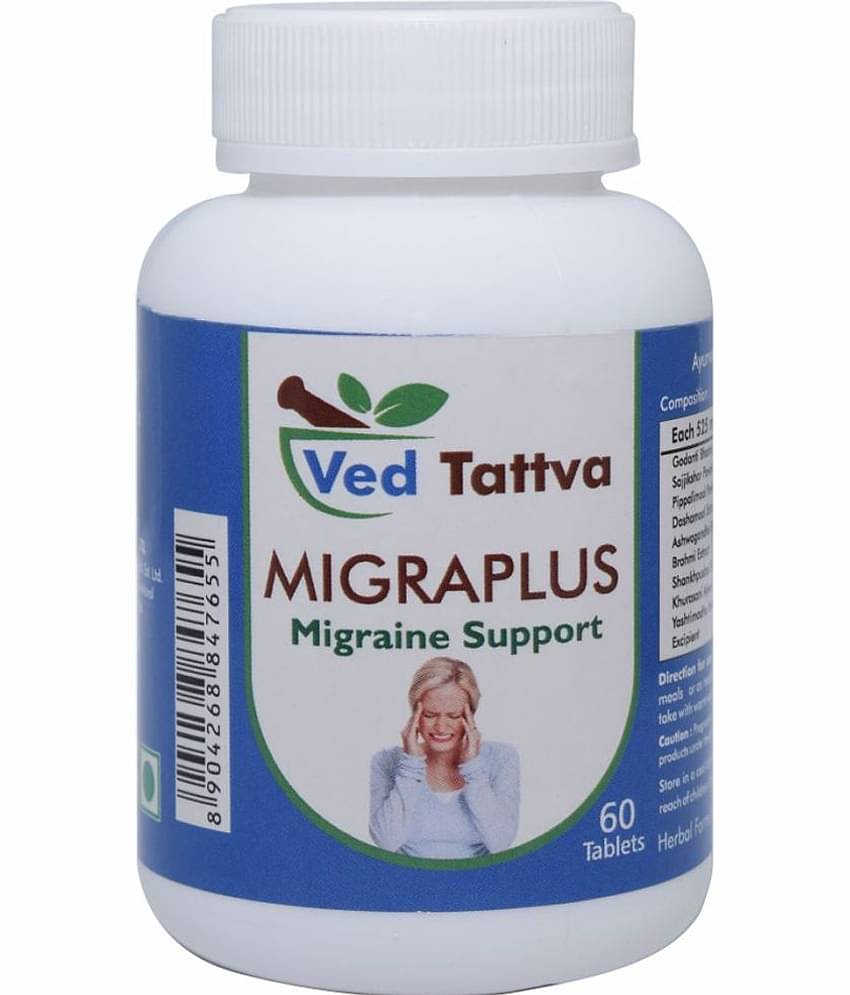 Ved Tattva Migra Plus Tablet 60 No.S Pack of 1