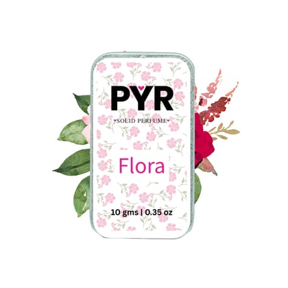 PYR Flora Solid Perfume 10g | Fresh Floral Fragrance | Long-Lasting PYR Flora Solid Perfume 10g | Fresh Floral Fragrance | Long-Lasting