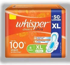 WHISPER CHOICE ULTRA XL 6PADS