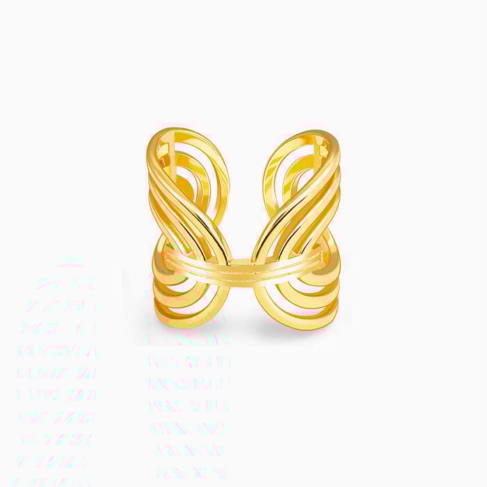 Golden Ellipses Open String Ring